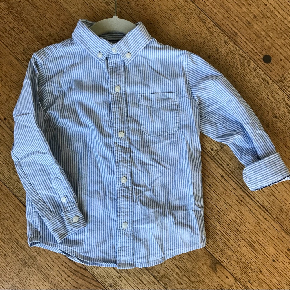 Janie &Jack 3T Boy’s Striped Button-Down Worn Once
